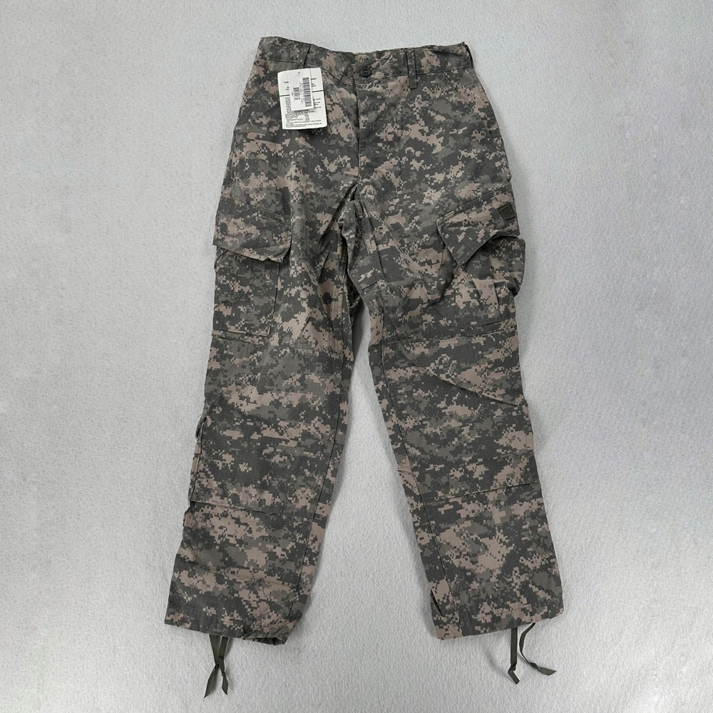 NWT ACU Army Combat Uniform Pants Insect Shield Digital Camo SMALL Short Digicam